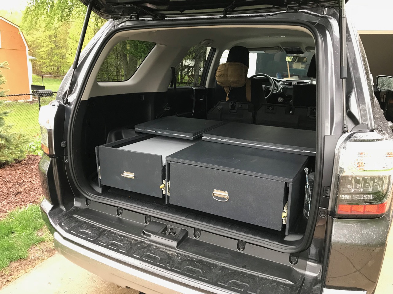 4Runner drawer system and sleeping platform, compressed